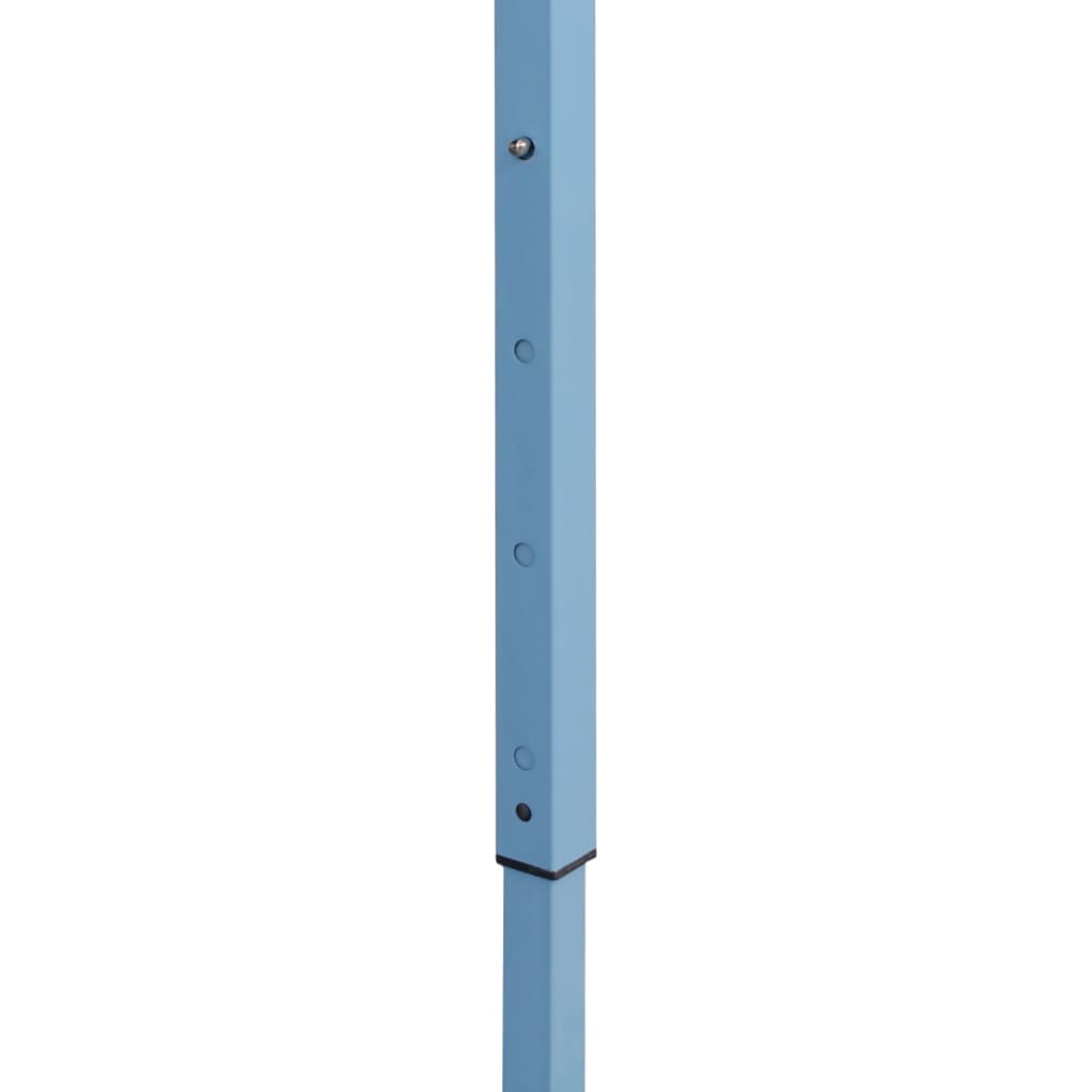 Profi-Partyzelt Faltbar mit 4 Seitenwänden 3×6m Stahl Blau