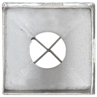 Thumbnail for Erdspieße 6 Stk. Silbern 8×8×91 cm Verzinkter Stahl