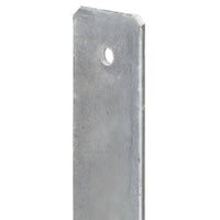 Thumbnail for Pfostenträger 2 Stk. Silbern 8×6×60 cm Verzinkter Stahl