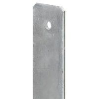 Thumbnail for Pfostenträger 6 Stk. Silbern 12×6×60 cm Verzinkter Stahl