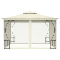 Thumbnail for Pavillon mit Vorhängen 300x300x265 cm Creme
