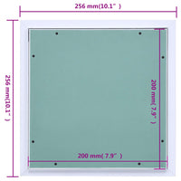 Thumbnail for Revisionsklappe mit Aluminium-Rahmen und GK-Einlage 200x200 mm