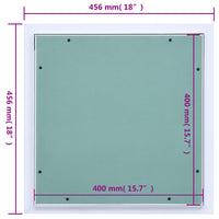 Thumbnail for Revisionsklappe mit Aluminium-Rahmen und GK-Einlage 400x400 mm