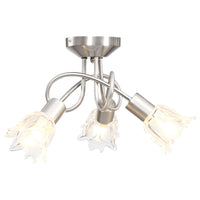 Thumbnail for Deckenleuchte Glas-Lampenschirme für 3 E14 Glühlampen