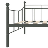 Thumbnail for Tagesbett-Rahmen Grau Metall 90×200 cm