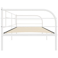 Thumbnail for Tagesbett-Rahmen Weiß Metall 90×200 cm