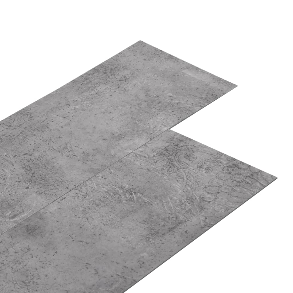 PVC-Laminat-Dielen 4,46 m² 3 mm Zementbraun