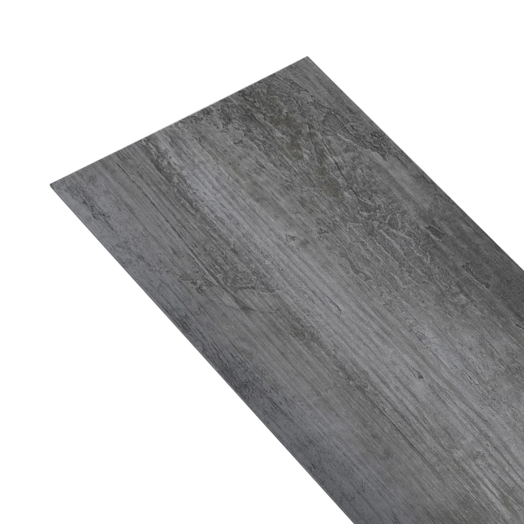 PVC-Laminat-Dielen 4,46 m² 3 mm Glänzend Grau
