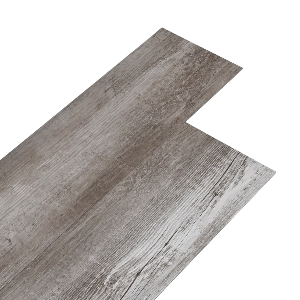 PVC-Laminat-Dielen 5,02 m² 2 mm Selbstklebend Mattbraun Holz