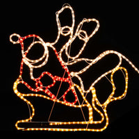 Thumbnail for Weihnachtsbeleuchtung 4 XXL-Rentiere Schlitten 1548 LEDs 500x80