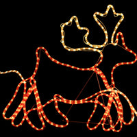 Thumbnail for Weihnachtsbeleuchtung 6 XXL Rentiere Schlitten 2160 LEDs 7 m