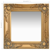 Thumbnail for Wandspiegel im Barock-Stil 40x40 cm Golden