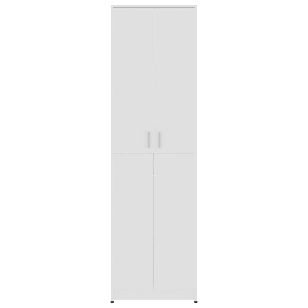 Garderobenschrank Weiß 55x25x189 cm Holzwerkstoff