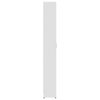 Thumbnail for Garderobenschrank Weiß 55x25x189 cm Holzwerkstoff