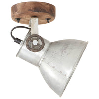 Thumbnail for Wand-/Deckenlampen Industriestil 2 Stk. Silbern 20x25 cm E27