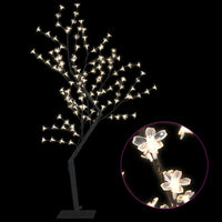 Thumbnail for Weihnachtsbaum 128 LEDs Warmweißes Licht Kirschblüten 120 cm