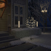 Thumbnail for Weihnachtsbaum 120 LEDs Warmweißes Licht Kirschblüten 150 cm