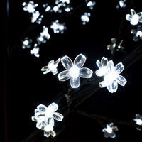 Thumbnail for Weihnachtsbaum 120 LEDs Kaltweißes Licht Kirschblüten 150 cm