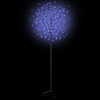 Thumbnail for Weihnachtsbaum 200 LEDs Blau-Weißes Licht Kirschblüten 180 cm