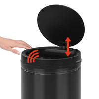 Thumbnail for Automatischer Sensor-Mülleimer 70 L Kohlenstoffstahl Schwarz