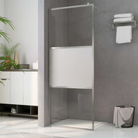 Thumbnail for Duschwand für Begehbare Dusche Halbmattiertes ESG-Glas 80x195cm