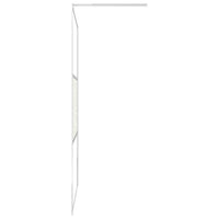 Thumbnail for Duschwand für Begehbare Dusche ESG-Glas Steindesign 115x195 cm