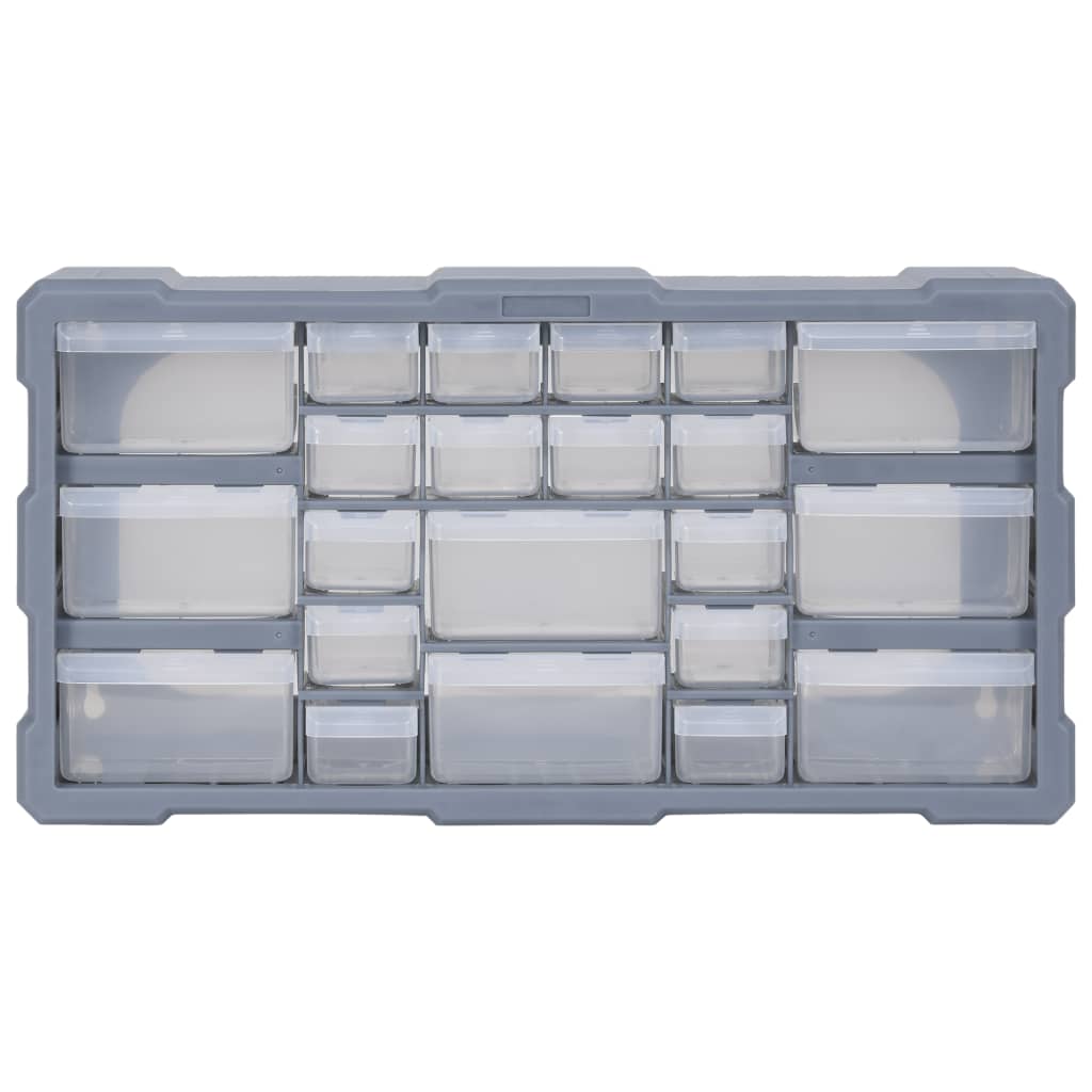 Multi-Schubladen-Organizer mit 22 Schubladen 49x16x25,5 cm
