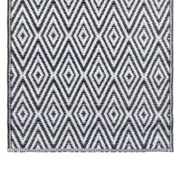 Thumbnail for Outdoor-Teppich Weiß und Schwarz 120x180 cm PP