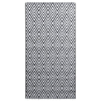 Thumbnail for Outdoor-Teppich Weiß und Schwarz 160x230 cm PP