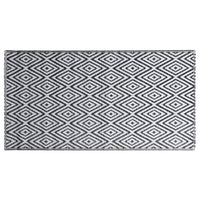 Thumbnail for Outdoor-Teppich Weiß und Schwarz 160x230 cm PP