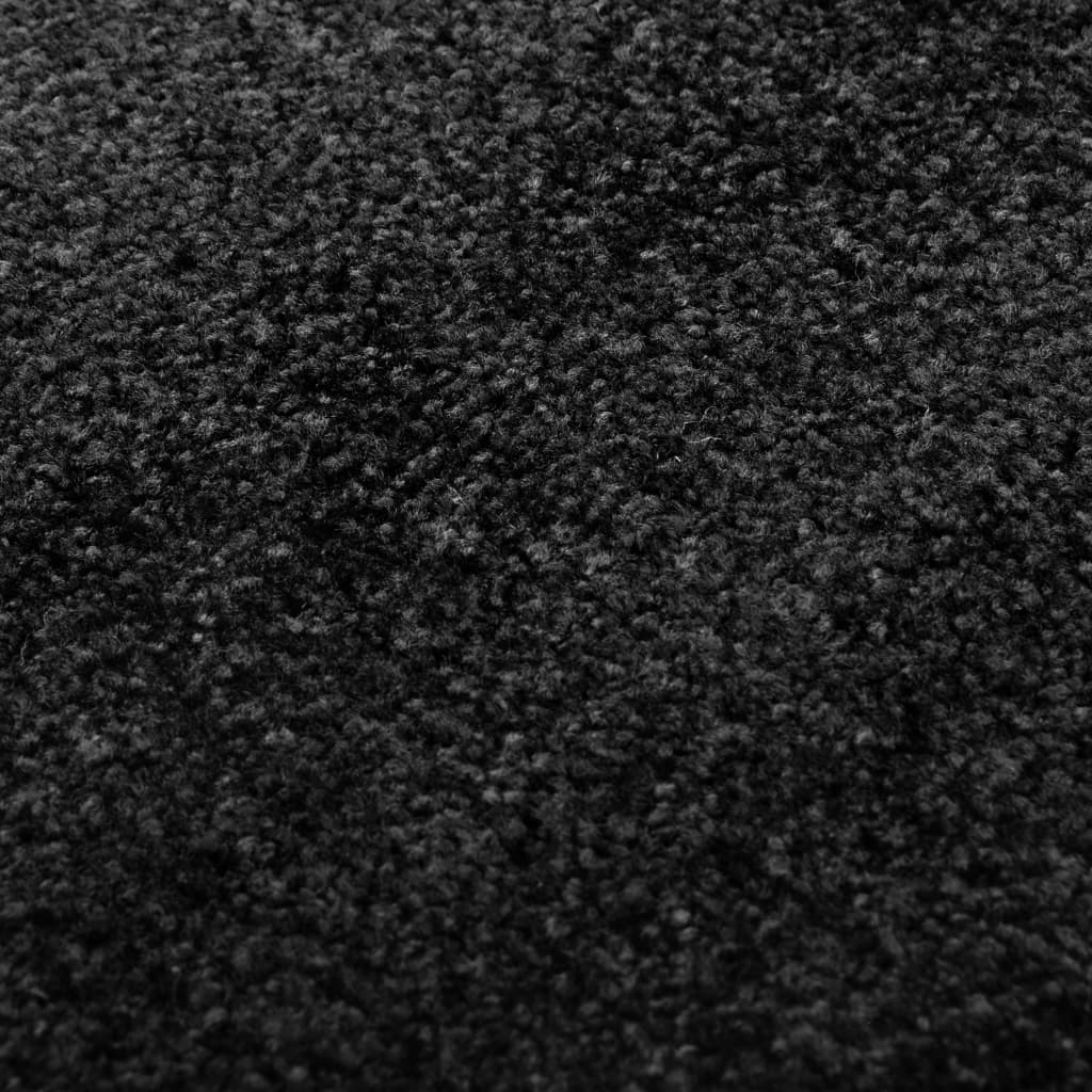 Fußmatte Waschbar Schwarz 90x150 cm