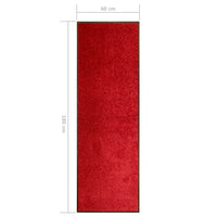 Thumbnail for Fußmatte Waschbar Rot 60x180 cm
