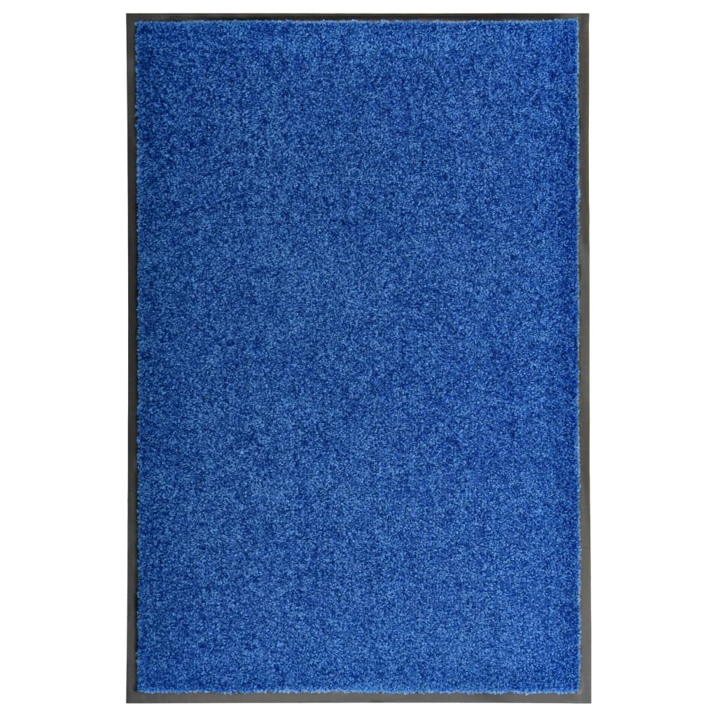 Fußmatte Waschbar Blau 60x90 cm