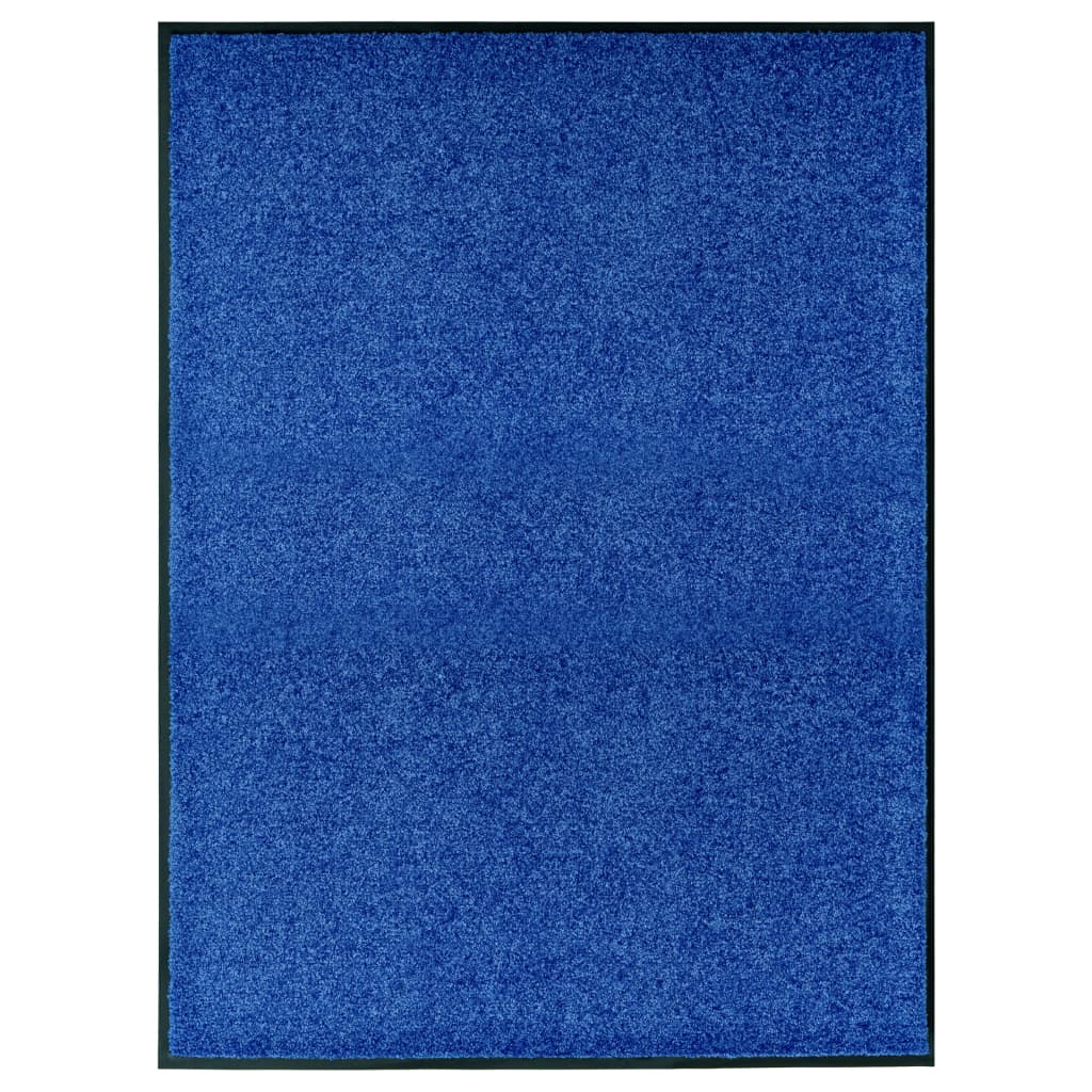 Fußmatte Waschbar Blau 90x120 cm
