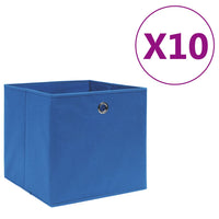 Thumbnail for Aufbewahrungsboxen 10 Stk. Vliesstoff 28x28x28 cm Blau