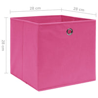 Thumbnail for Aufbewahrungsboxen 10 Stk. Vliesstoff 28x28x28 cm Rosa