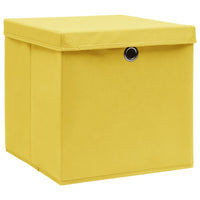 Thumbnail for Aufbewahrungsboxen mit Deckeln 4 Stk. 28x28x28 cm Gelb