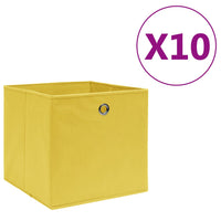 Thumbnail for Aufbewahrungsboxen 10 Stk. Vliesstoff 28x28x28 cm Gelb