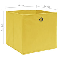 Thumbnail for Aufbewahrungsboxen 10 Stk. Vliesstoff 28x28x28 cm Gelb