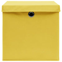 Thumbnail for Aufbewahrungsboxen mit Deckeln 10 Stk. 28x28x28 cm Gelb
