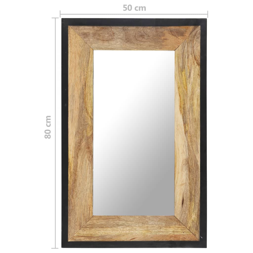 Spiegel 80x50 cm Mango Massivholz
