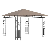 Thumbnail for Pavillon mit Moskitonetz 3x3x2,73 m Taupe 180 g/m²
