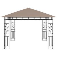 Thumbnail for Pavillon mit Moskitonetz 3x3x2,73 m Taupe 180 g/m²