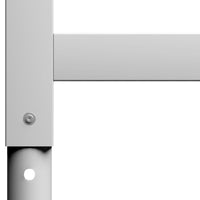 Thumbnail for Werkbankgestell Verstellbar 2 Stk. Metall 85x(69-95,5) cm Grau