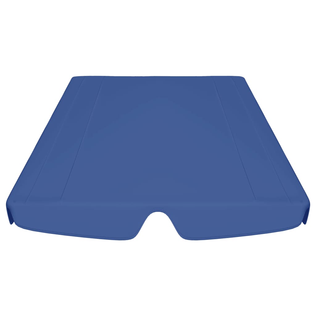 Ersatzdach für Hollywoodschaukel Blau 188/168x110/145 cm