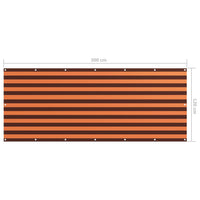 Thumbnail for Balkon-Sichtschutz Orange und Braun 120x300 cm Oxford-Gewebe
