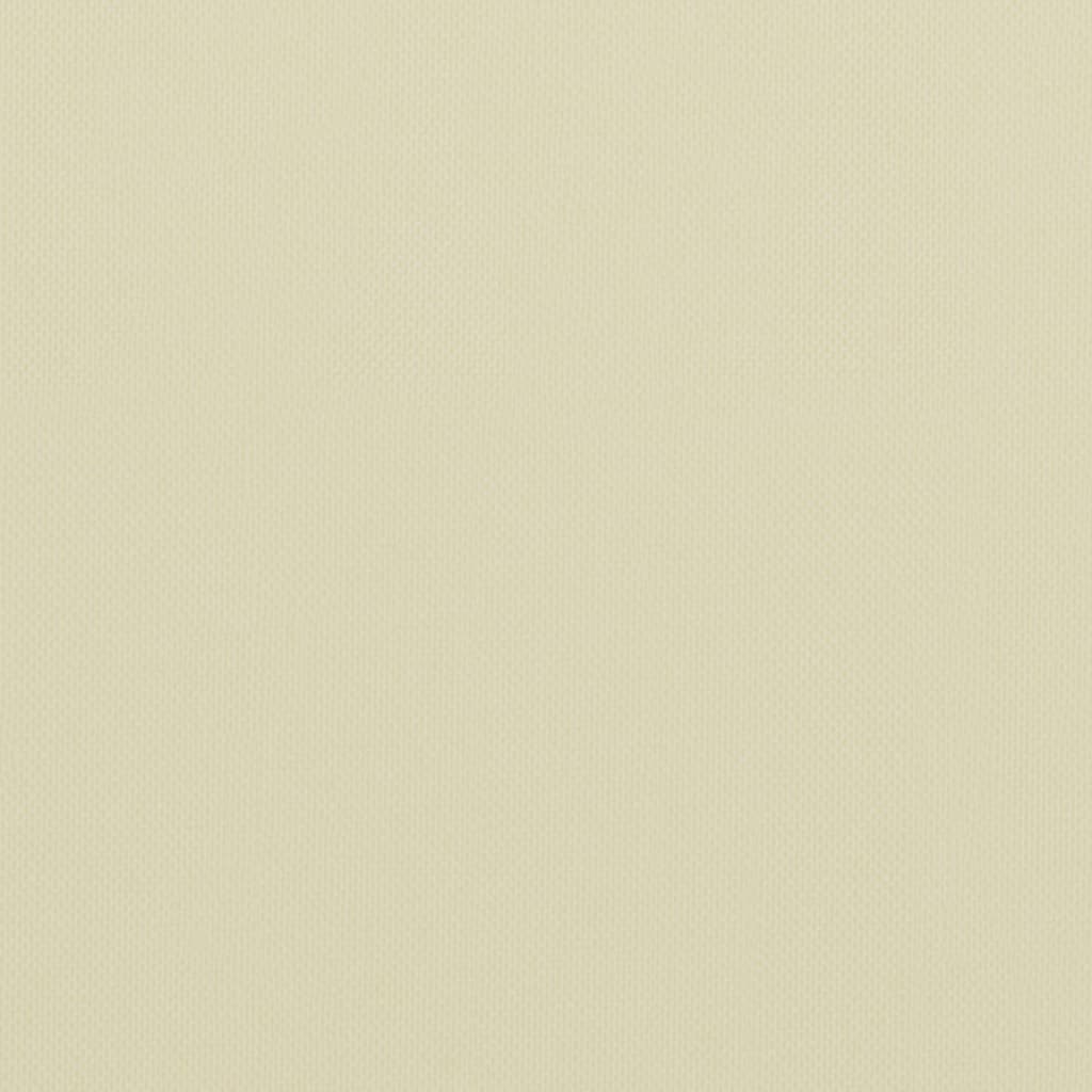 Balkon-Sichtschutz Creme 120x600 cm Oxford-Gewebe