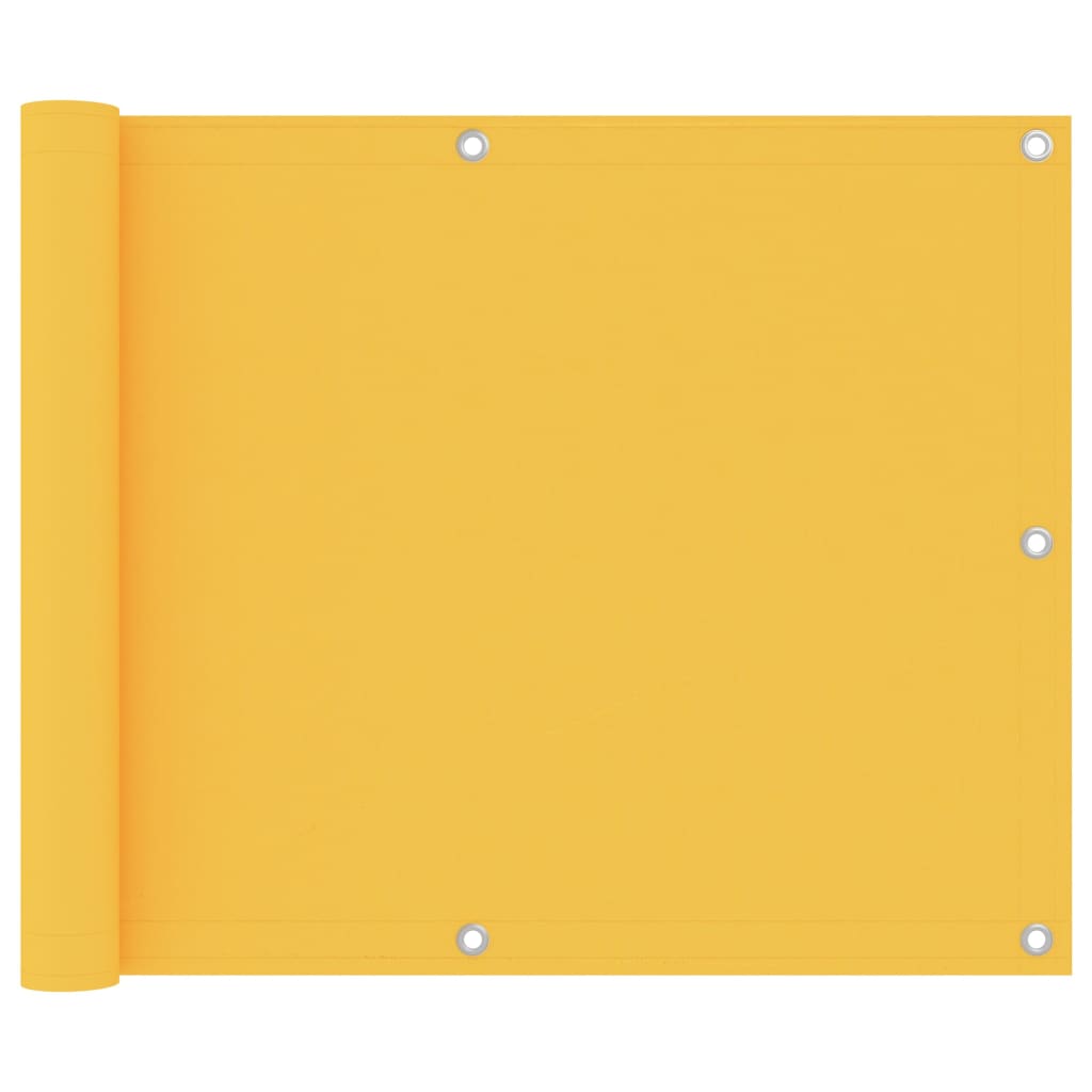 Balkon-Sichtschutz Gelb 75x500 cm Oxford-Gewebe