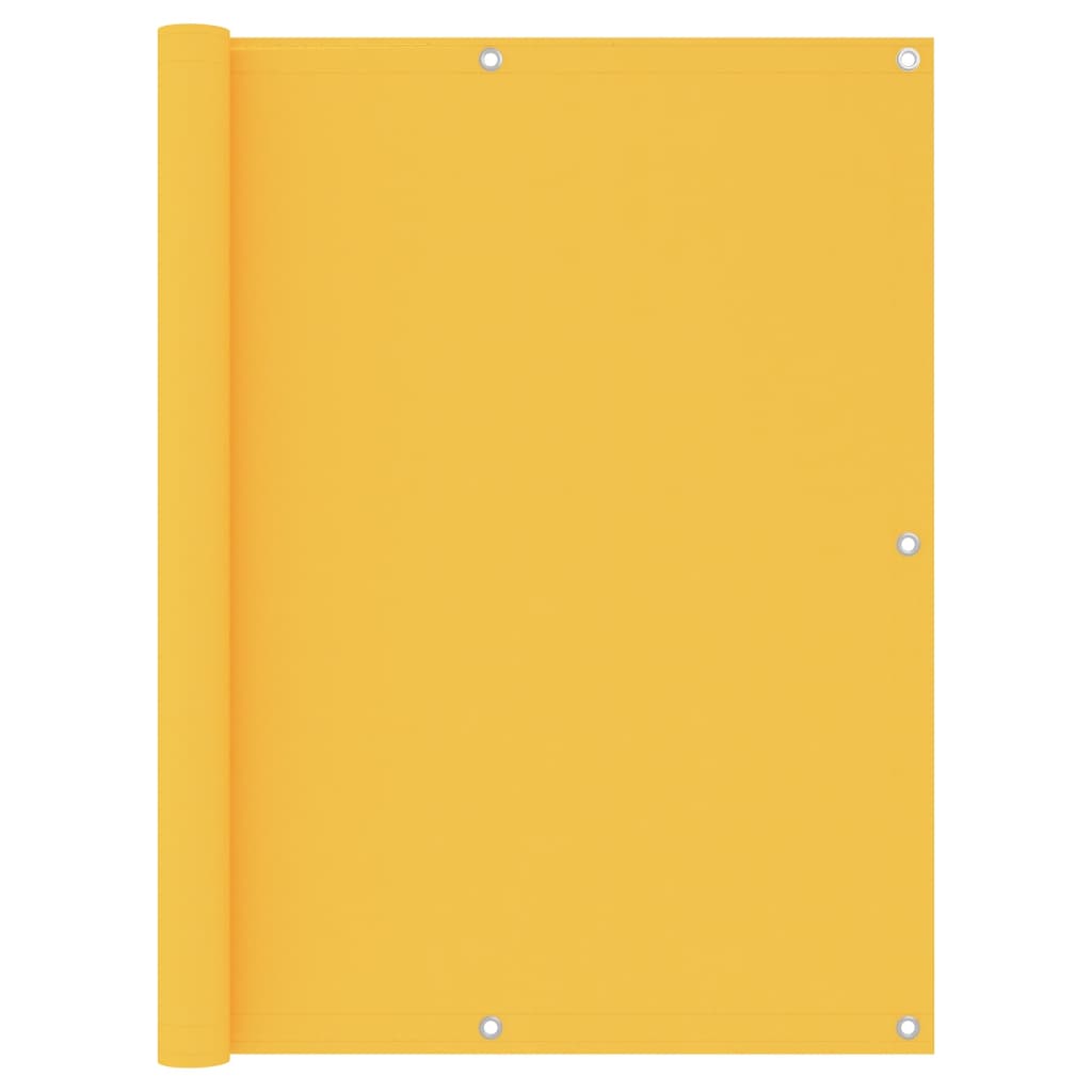 Balkon-Sichtschutz Gelb 120x500 cm Oxford-Gewebe