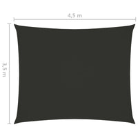 Thumbnail for Sonnensegel Oxford-Gewebe Rechteckig 3,5x4,5 m Anthrazit
